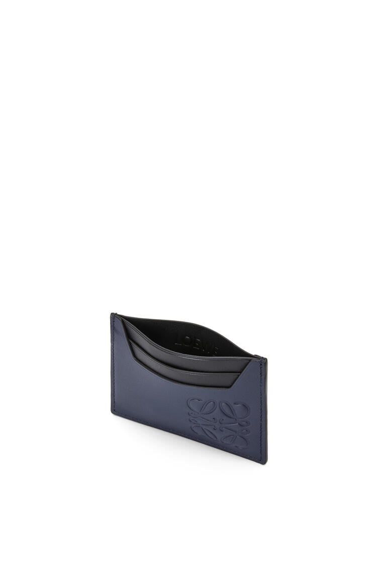 LOEWE Brand plain cardholder in classic calfskin Midnight Blue pdp_rd