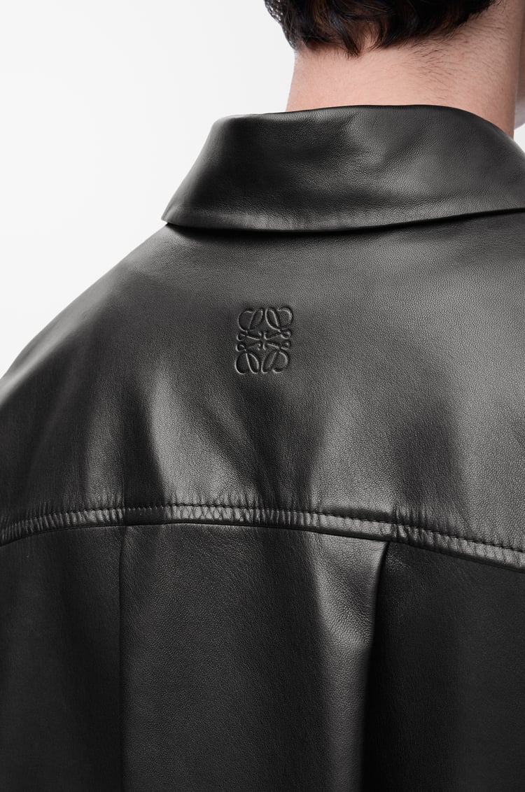 LOEWE Shirt in nappa lambskin Black