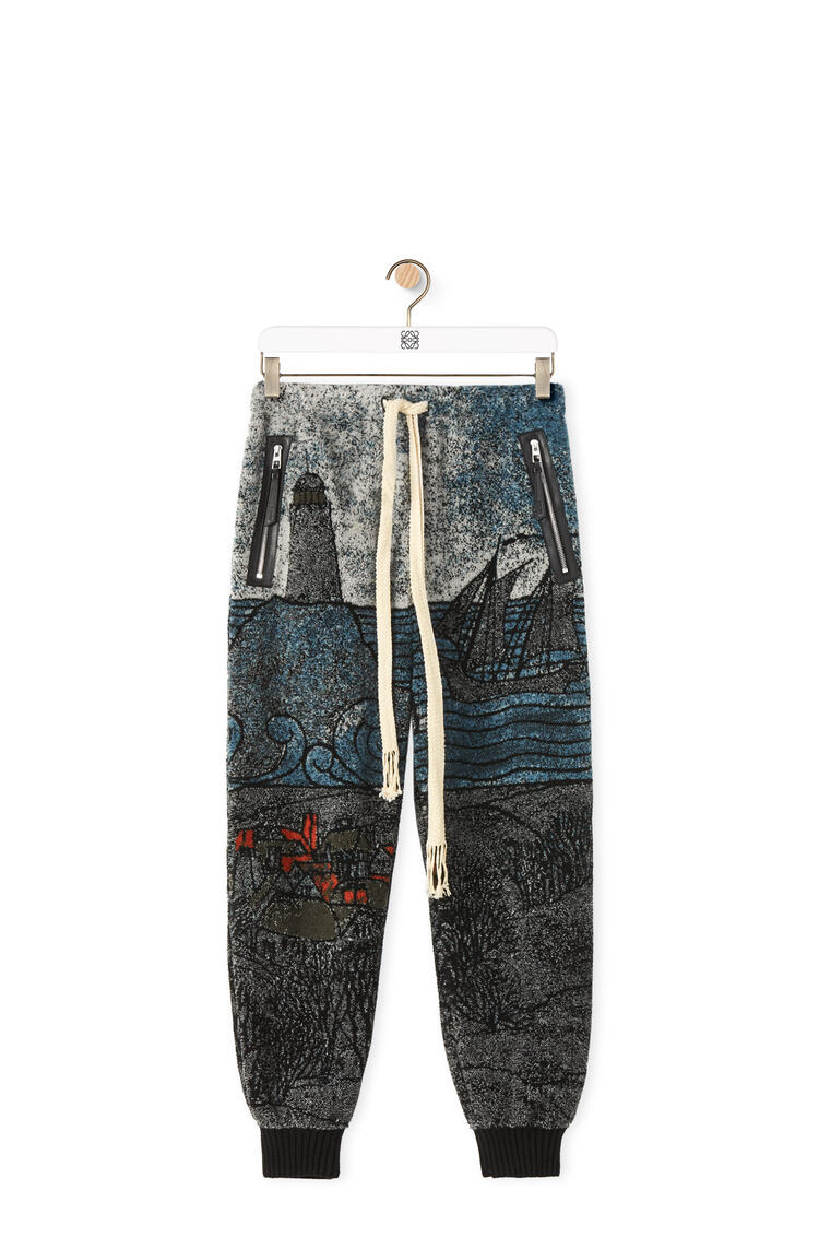 LOEWE Lighthouse trousers in jacquard fleece Multicolor pdp_rd