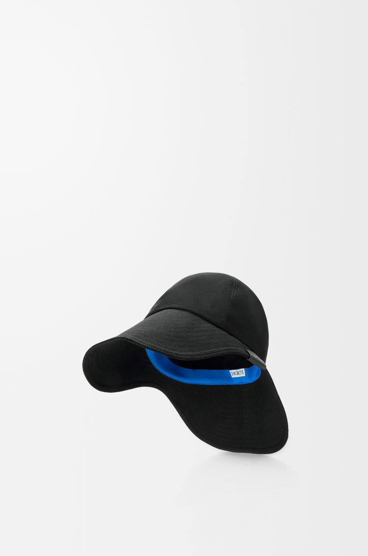 LOEWE Hiker hat in canvas Negro