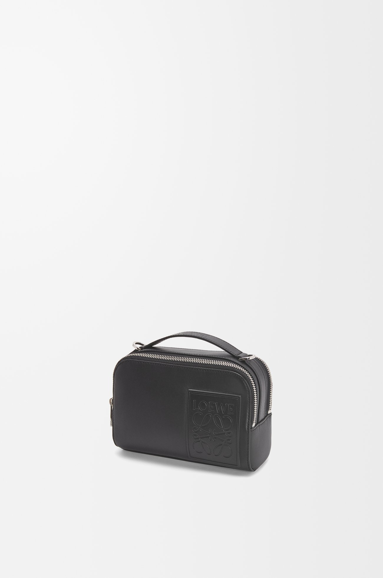 LOEWE クロスボディ カメラバッグ ミニ（サテンカーフ） ブラック