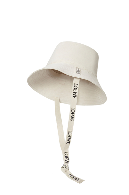 LOEWE Fisherman hat in canvas Soft White plp_rd