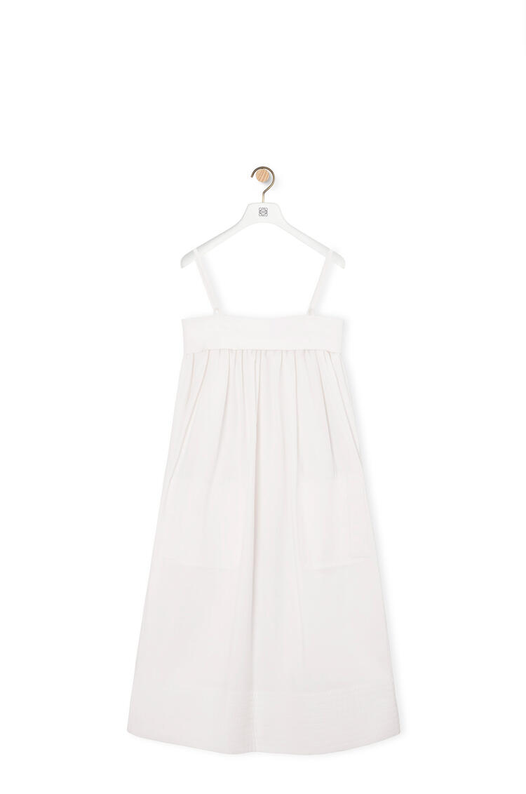 LOEWE Strappy dress in cotton White pdp_rd