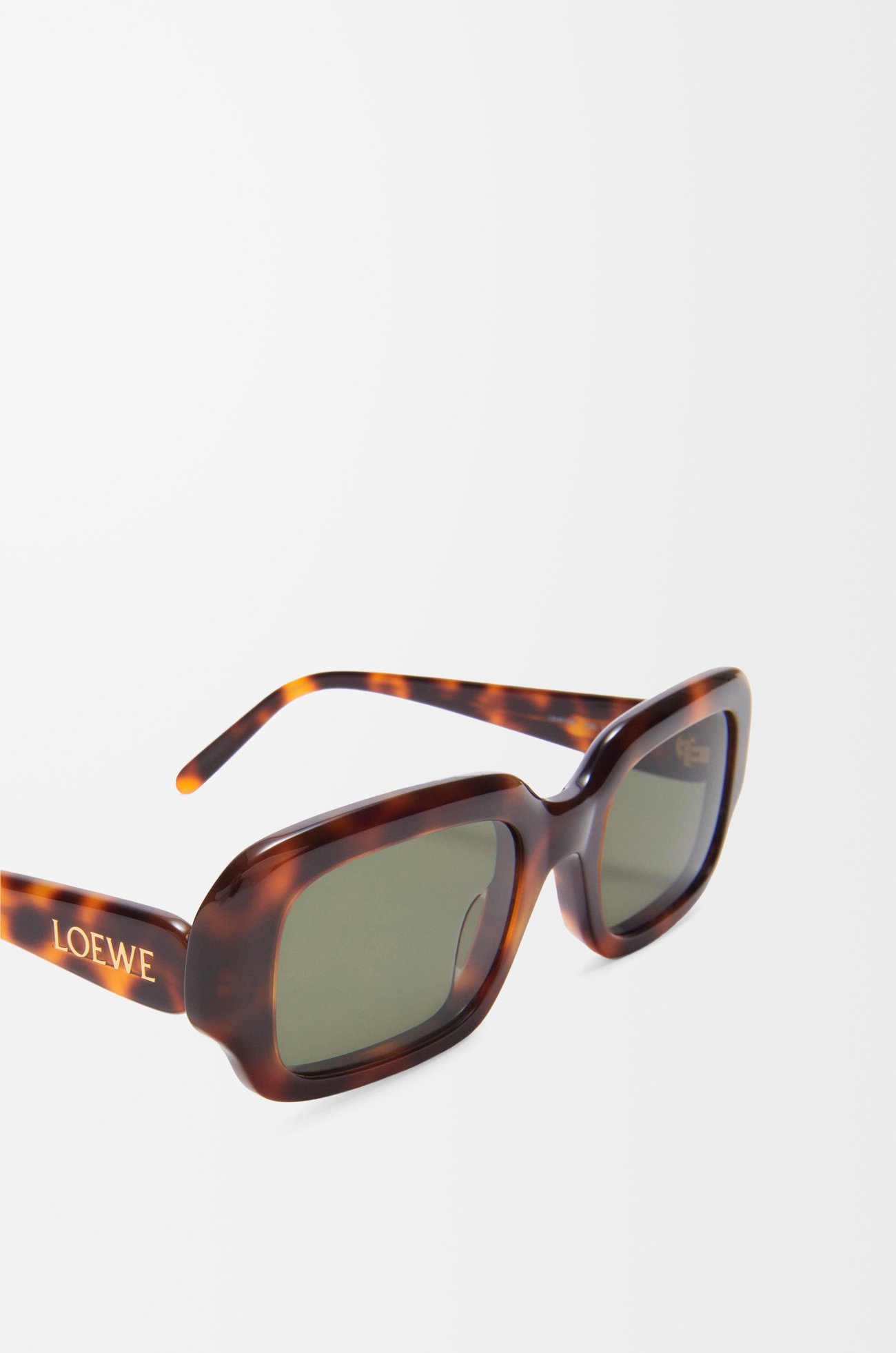 LOEWE Gafas de sol Rectangular Slim Marrón Habano