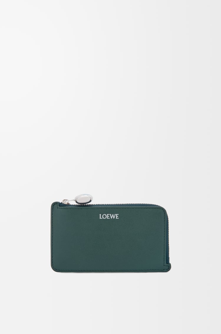 LOEWE Tarjetero-monedero Pebble en piel napa de ternera Bosque Profundo