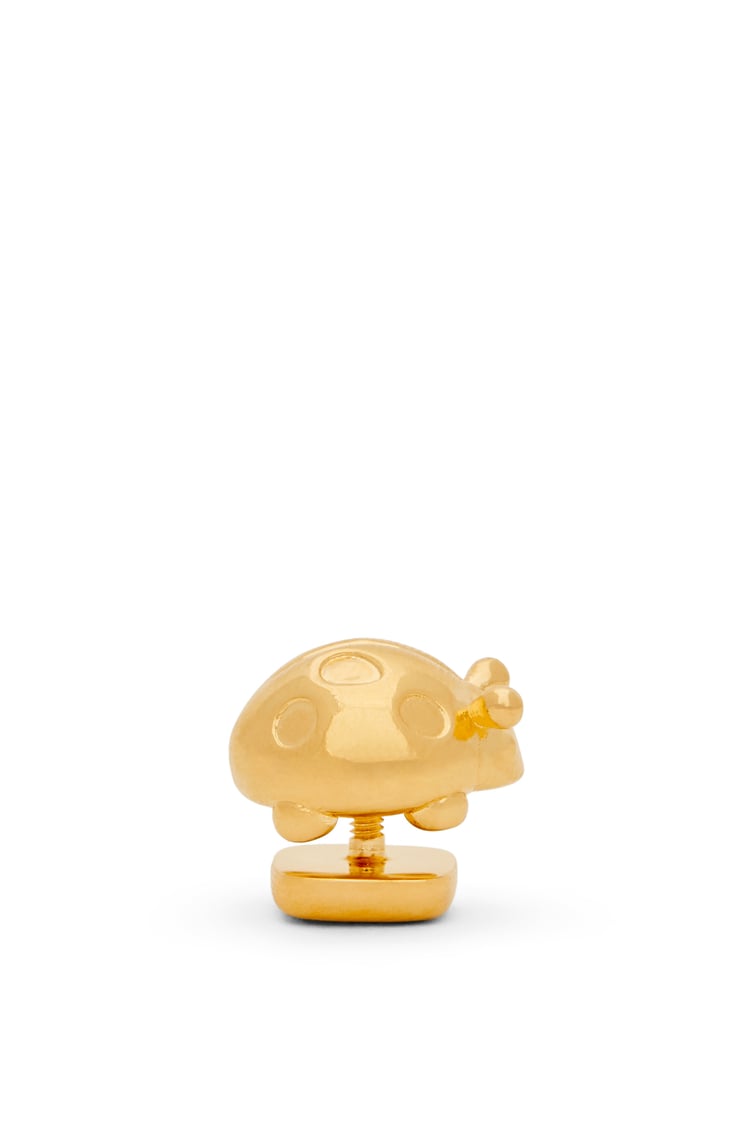LOEWE Ladybug pin in brass Gold