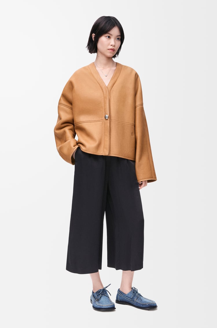 LOEWE クロップド トラウザーズ（レーヨン） ブラック