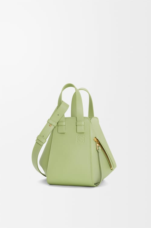 LOEWE Compact Hammock bag in classic calfskin Light Pear plp_rd