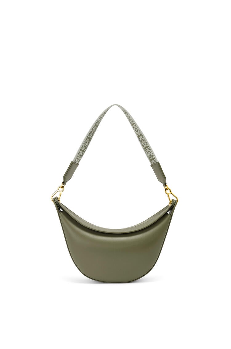 LOEWE Luna bag in satin calfskin and jacquard Avocado Green - LOEWE loewe-luna-bag-in-satin-calfskin-and-jacquard-avocado-green-loewe