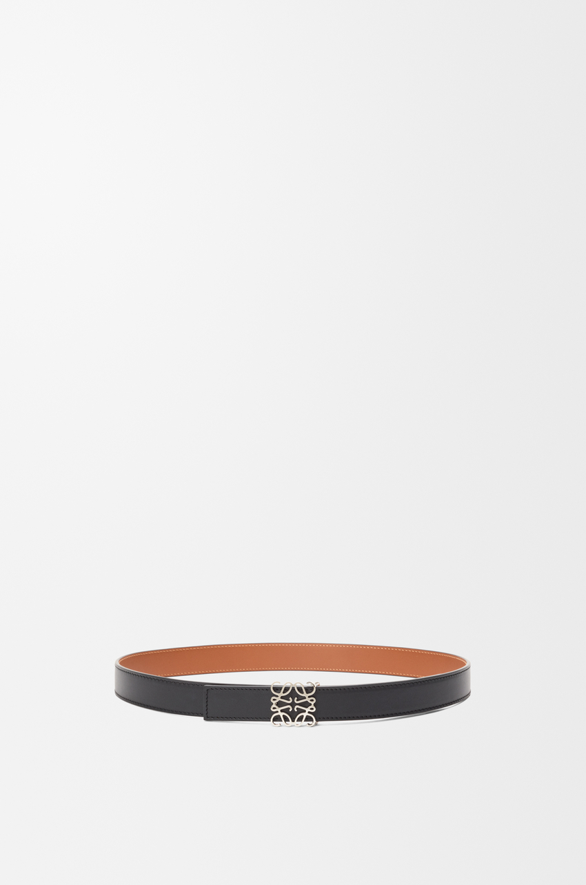 Reversible Anagram belt in smooth calfskin