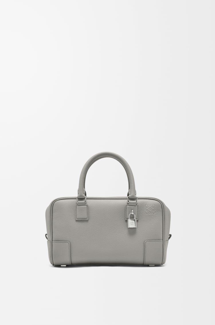 LOEWE Amazona 23 bag in soft grained calfskin Pearl Grey