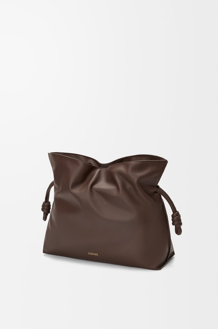 LOEWE フラメンコクラッチ ラージ（ナパカーフ） チョコレート