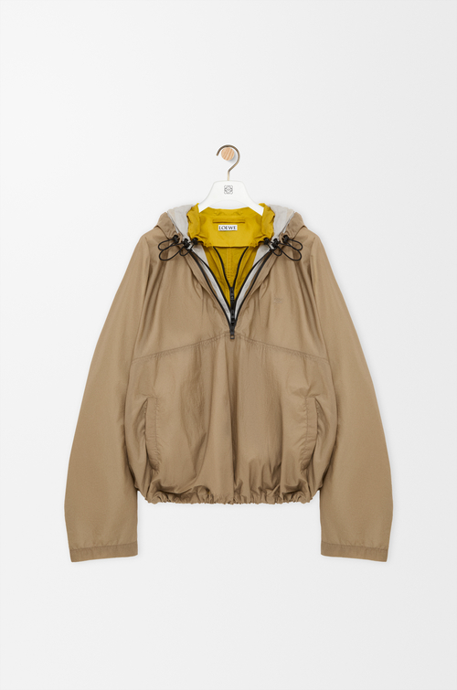 LOEWE Anorak en tissu technique Beige