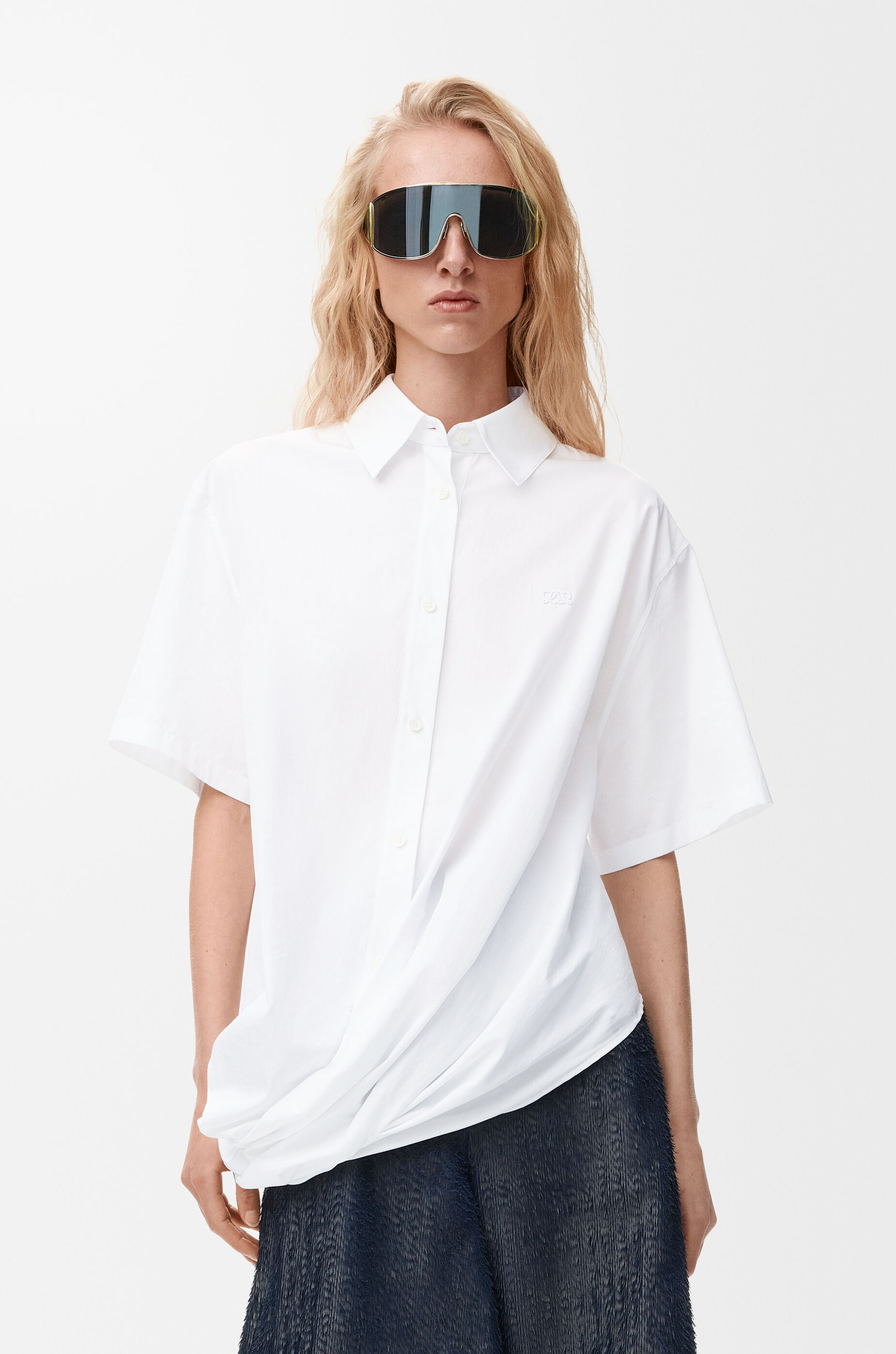 ショートスリーブ シャツ（コットン） ホワイト - LOEWE Japan