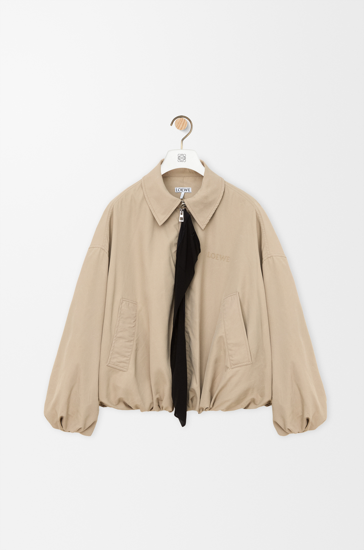 LOEWE Chaqueta en tejido técnico Beige Claro