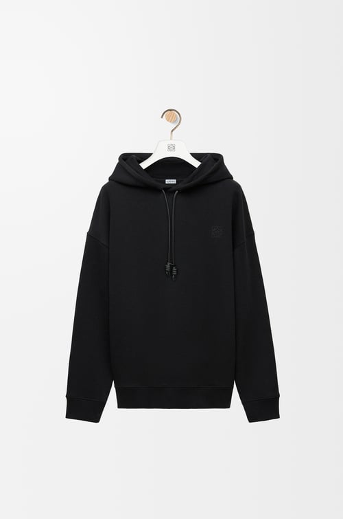 LOEWE Relaxed fit hoodie in cotton Black