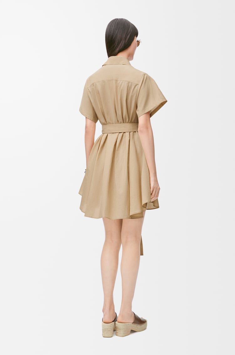 LOEWE シャツ ドレス（コットンブレンド） ライトベージュ