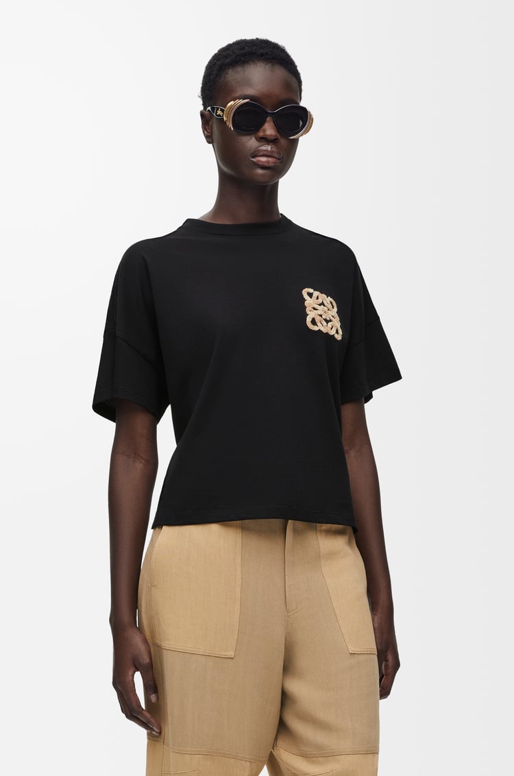 LOEWE Boxy fit T-shirt in cotton Black