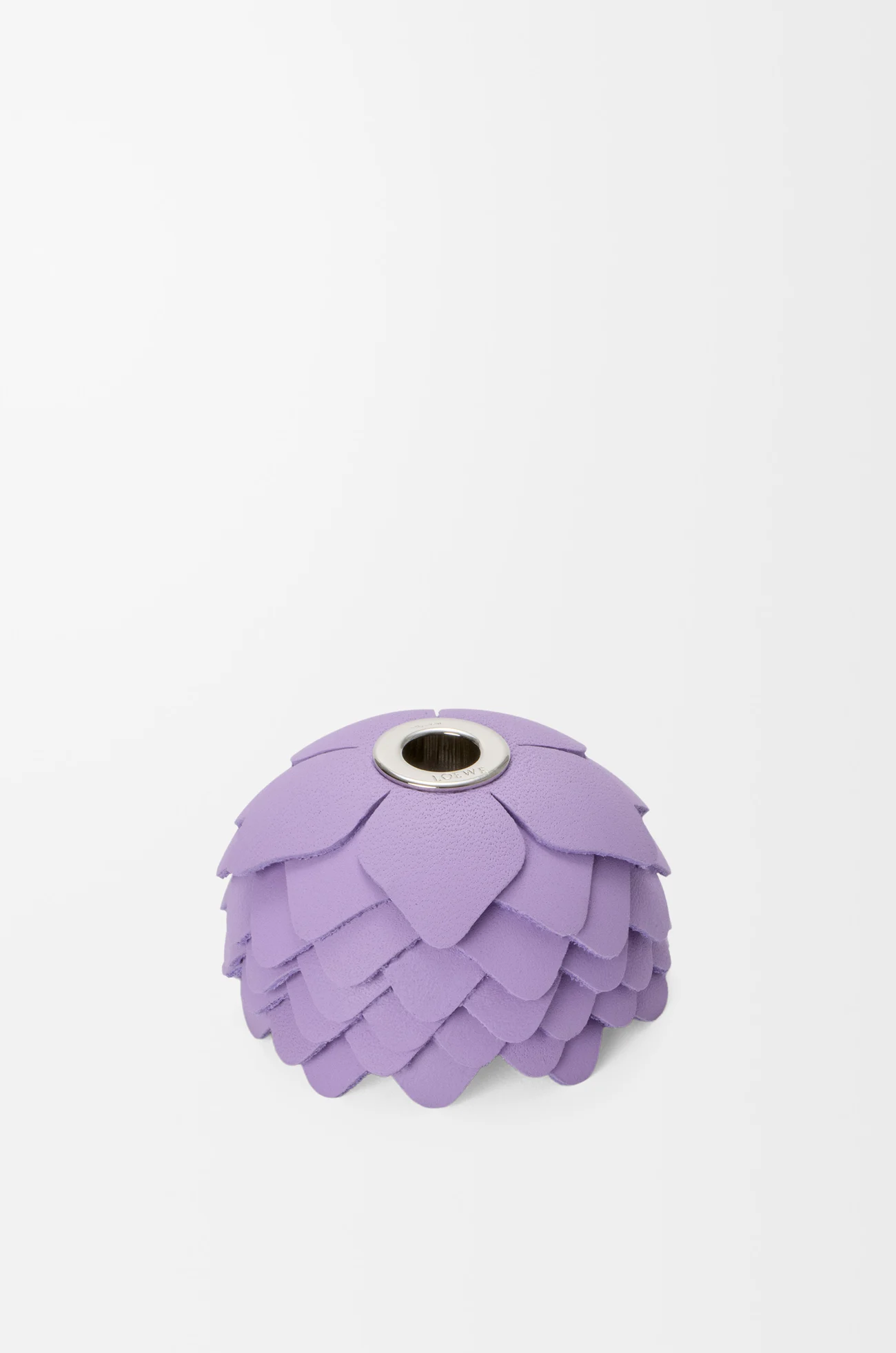 LOEWE スモール フラワー チャーム（カーフ） モーヴ