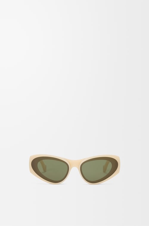 LOEWE フロントレンズ キャッツアイ サングラス  Milky Ivory