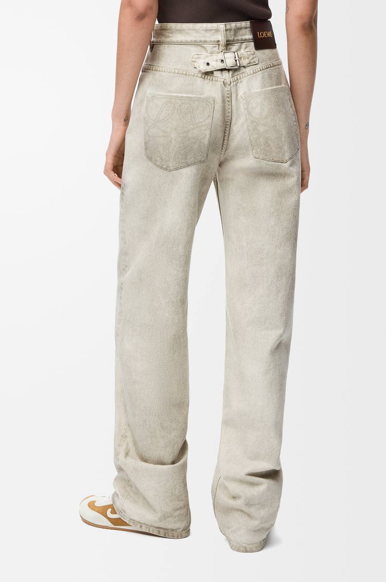 LOEWE Jeans in denim Light Grey