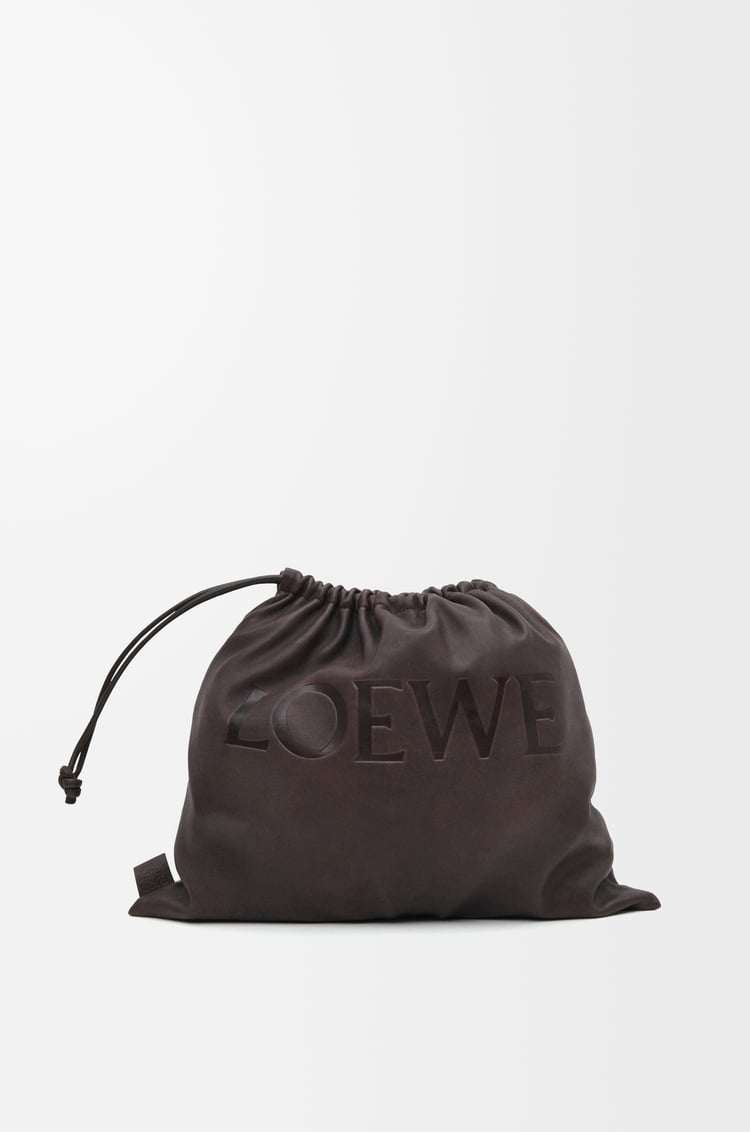 LOEWE 纳帕羊皮革连帽外套 深棕色