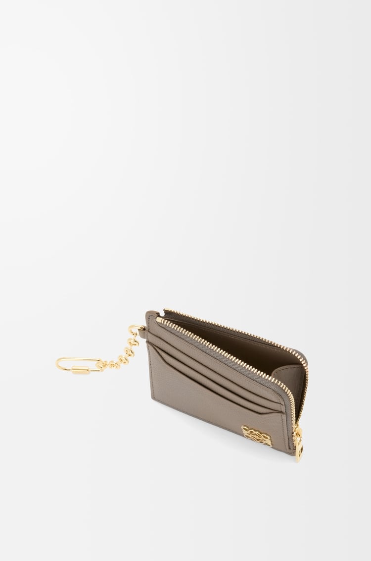 LOEWE アナグラム スクエア コインカードホルダー（ペブルグレインカーフ） トープ