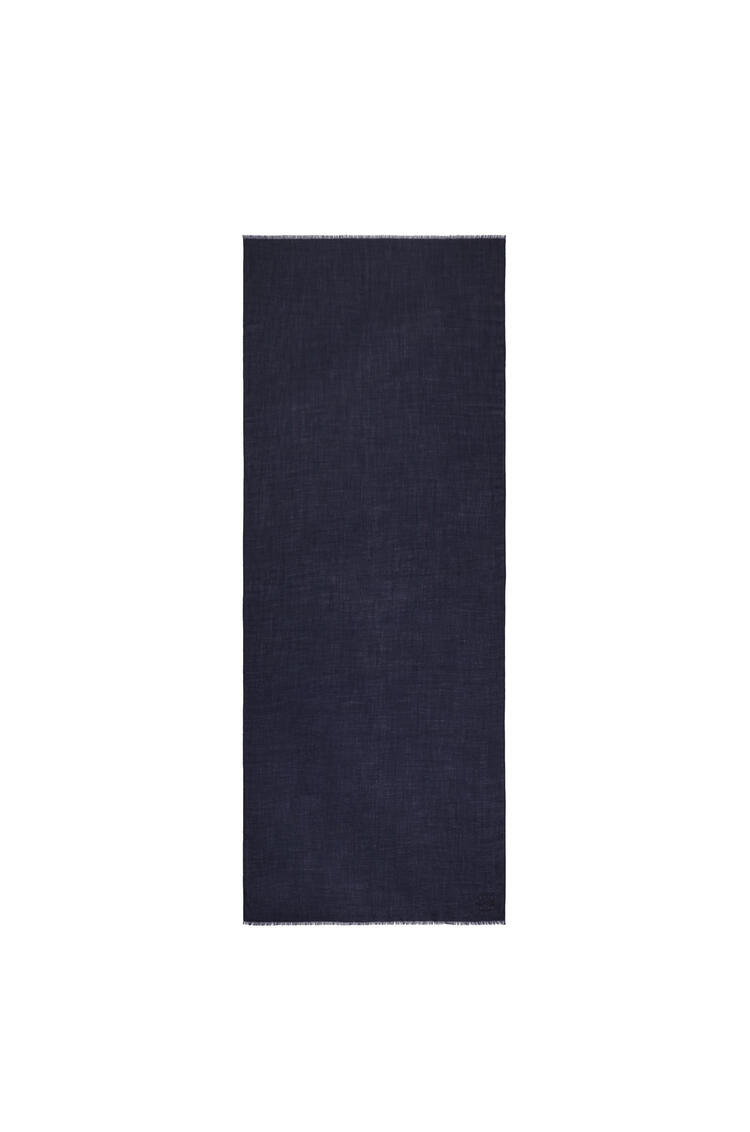 LOEWE Scarf in cashmere Navy Blue pdp_rd