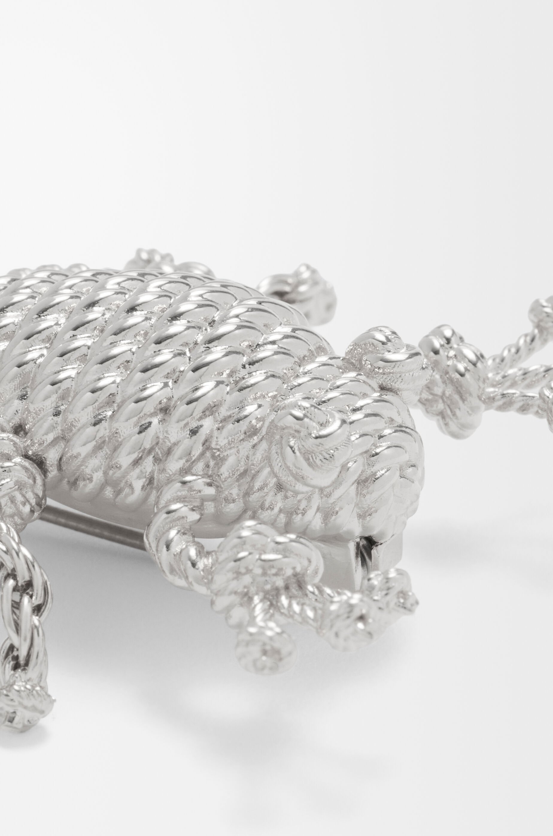 フロッグ ブローチ シルバー - LOEWE