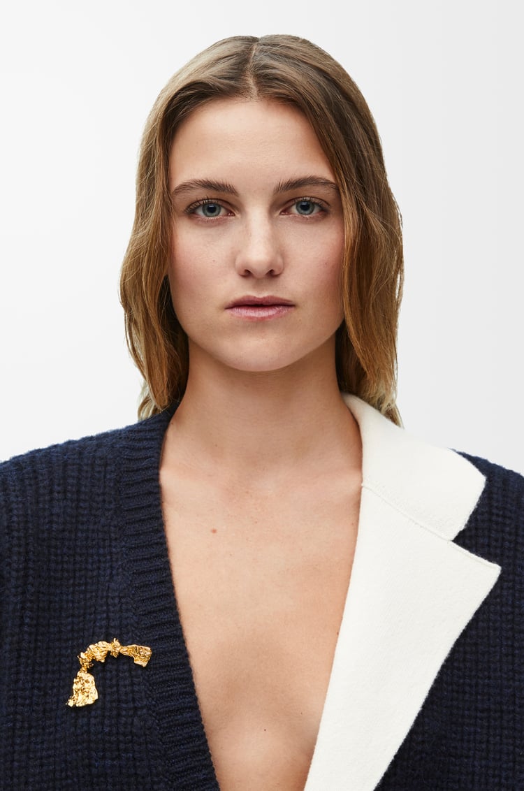 LOEWE Broche BoWED Tie en plata de ley  Dorado