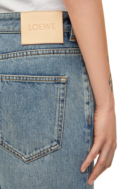 LOEWE High waisted jeans in denim Washed Blue plp_rd