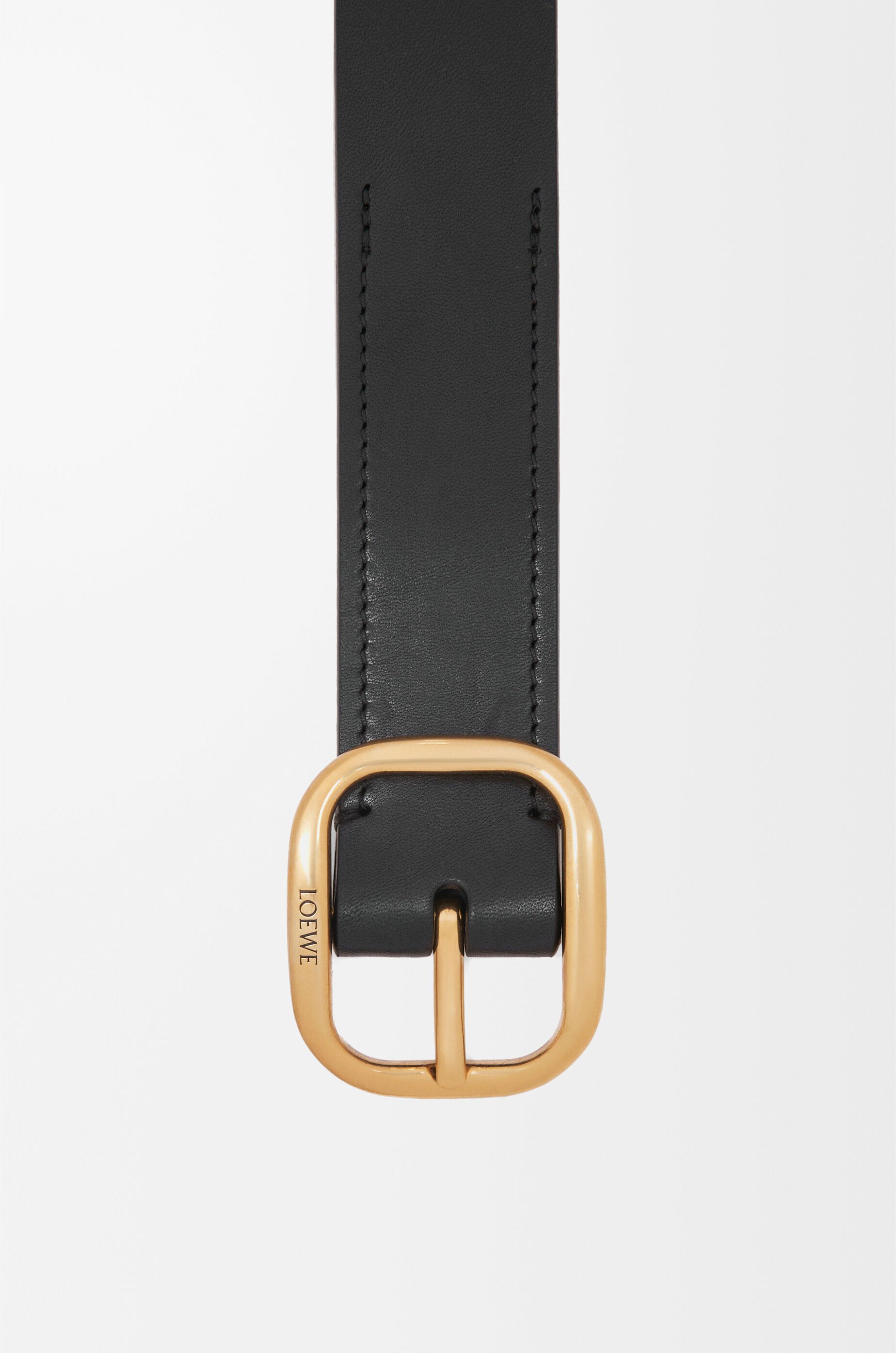 【SALE／10%OFF ラウンド ソフト LOEWE - ブラック ベルト（クラシックカーフ） 小物