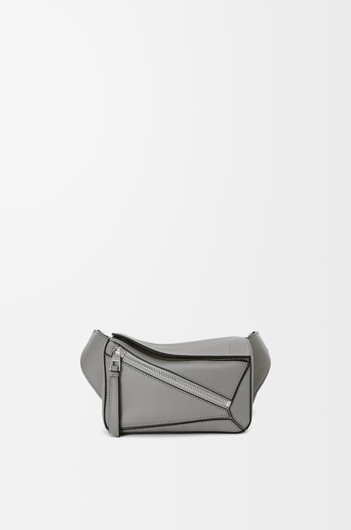 LOEWE パズル バムバッグ ミニ（クラシックカーフ） アスファルトグレー plp_rd