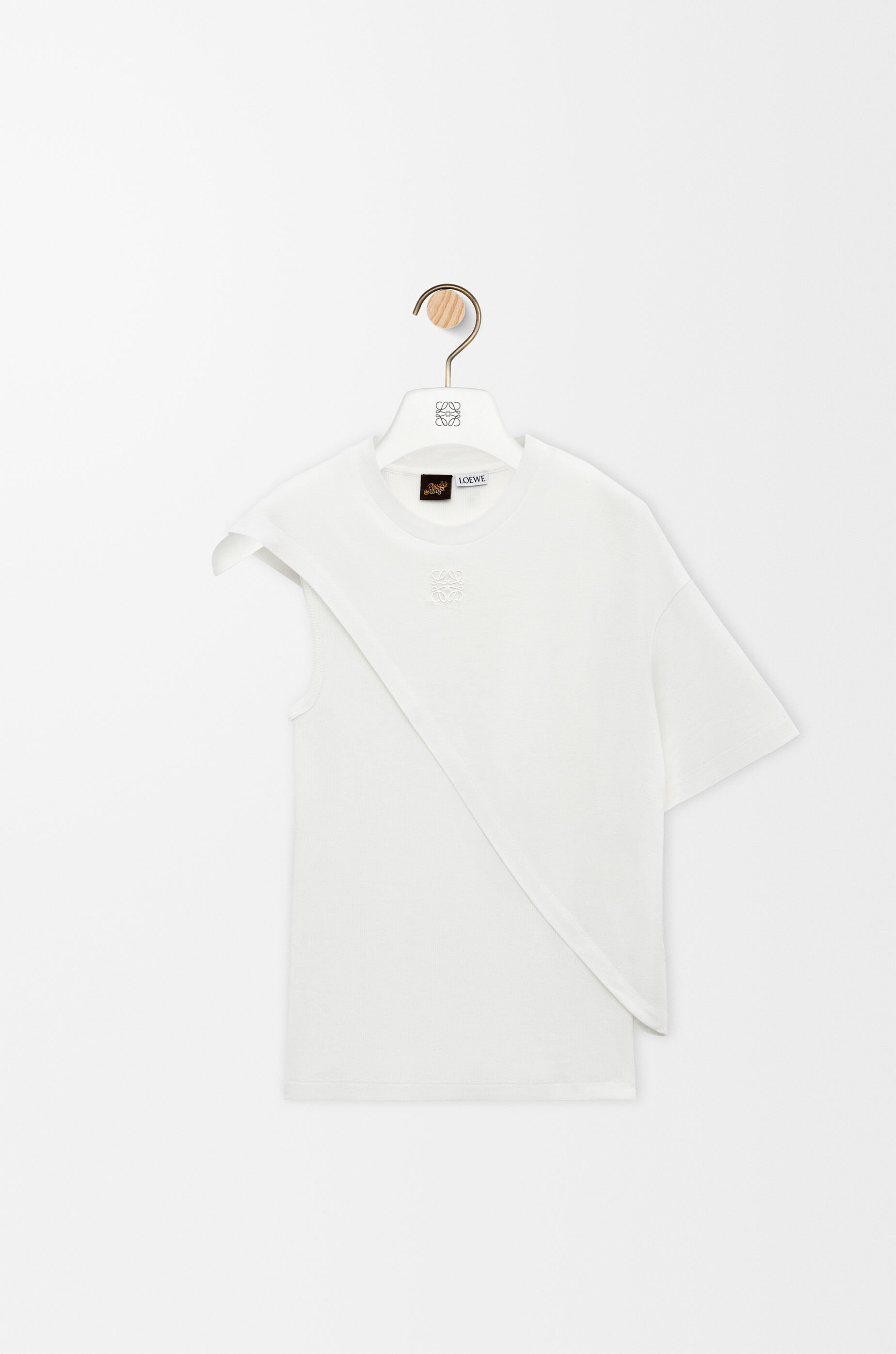 【国内発送】 ドレープ トップス（リヨセル） LOEWE - ホワイト トップス