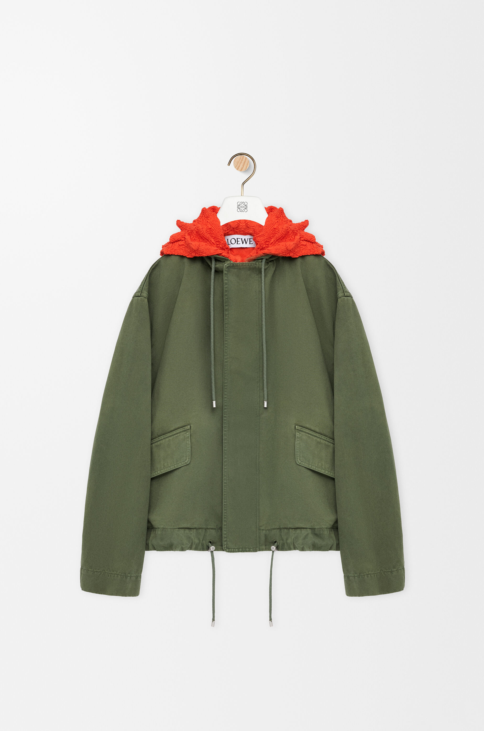Parka in cotton Green - LOEWE