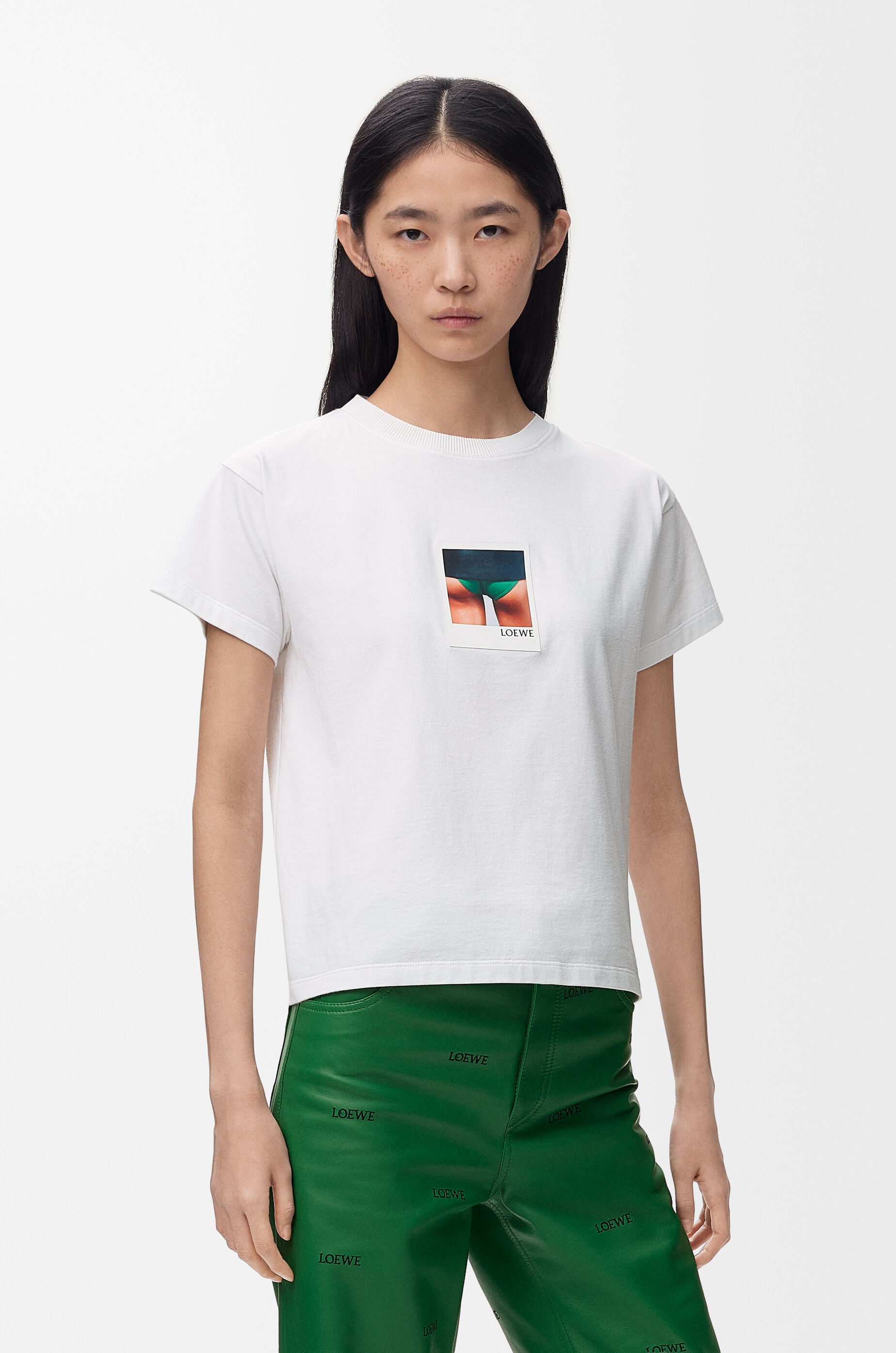 レギュラーフィット Tシャツ（コットン） ホワイト - ロエベ 日本 公式