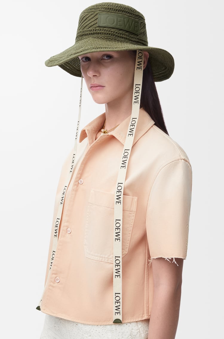 LOEWE フィッシャーマンハット（コットン） ダークカーキ