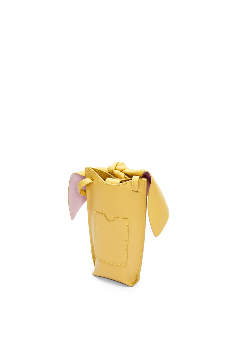 LOEWE Bunny pocket in classic calfskin Dark Yellow