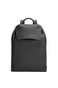 LOEWE Drawstring Backpack in grained calfskin Black pdp_rd