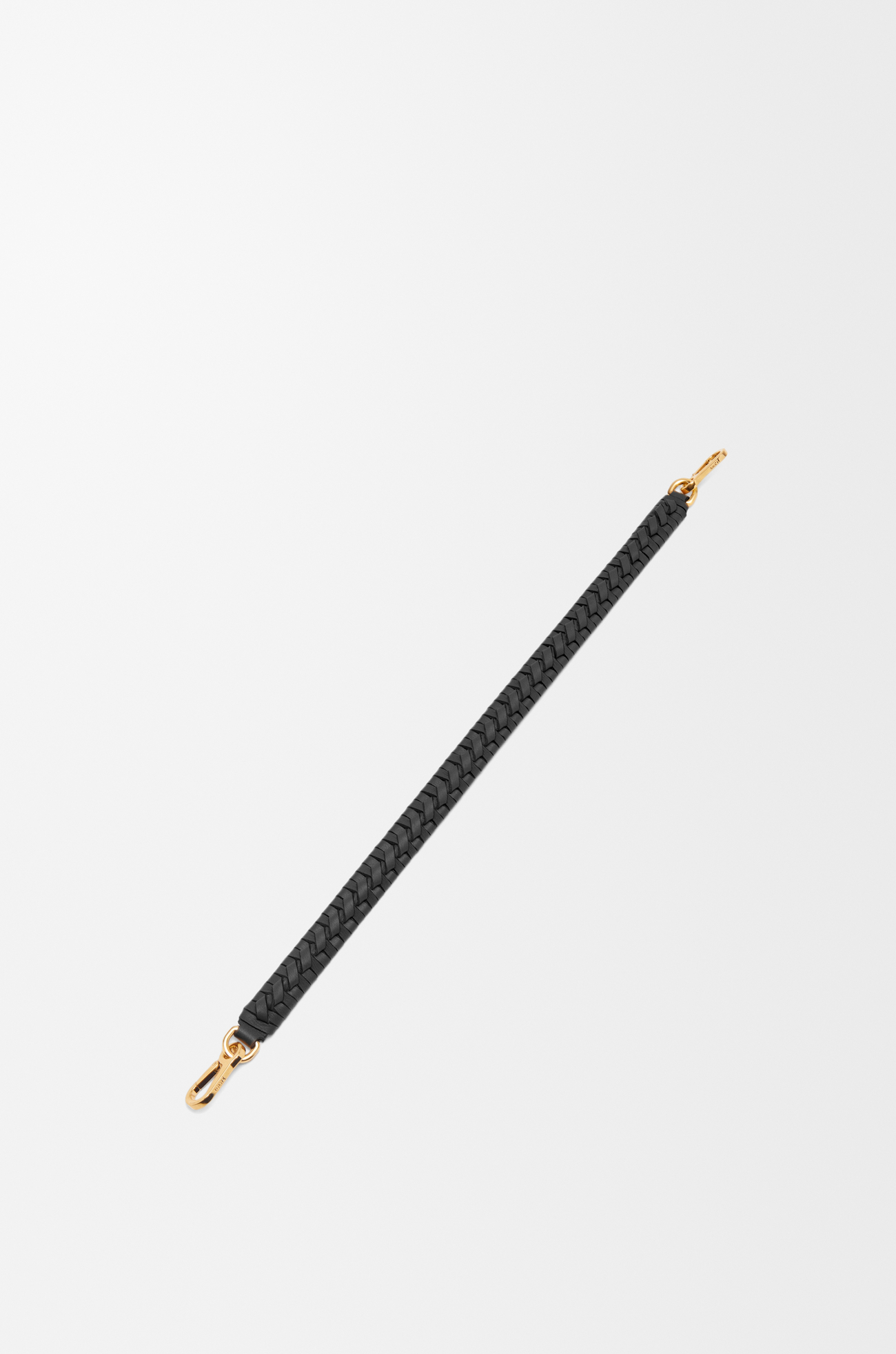 LOEWE Geflochtener Spiralriemen aus klassischem Kalbsleder Schwarz