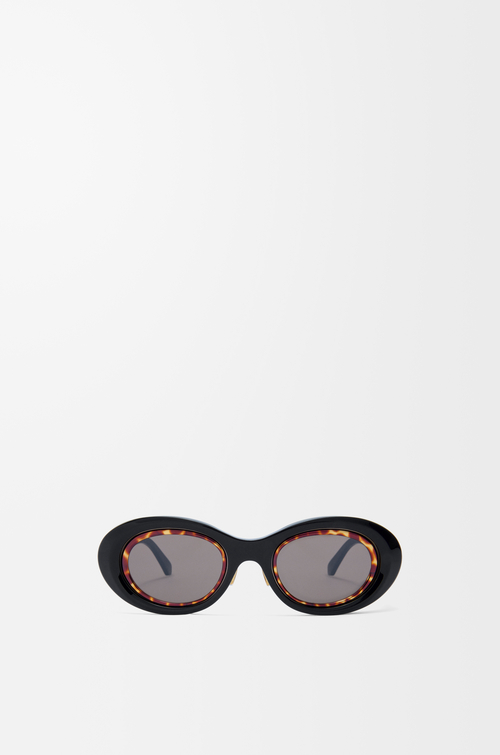 LOEWE Mini Anagram Oval sunglasses Black