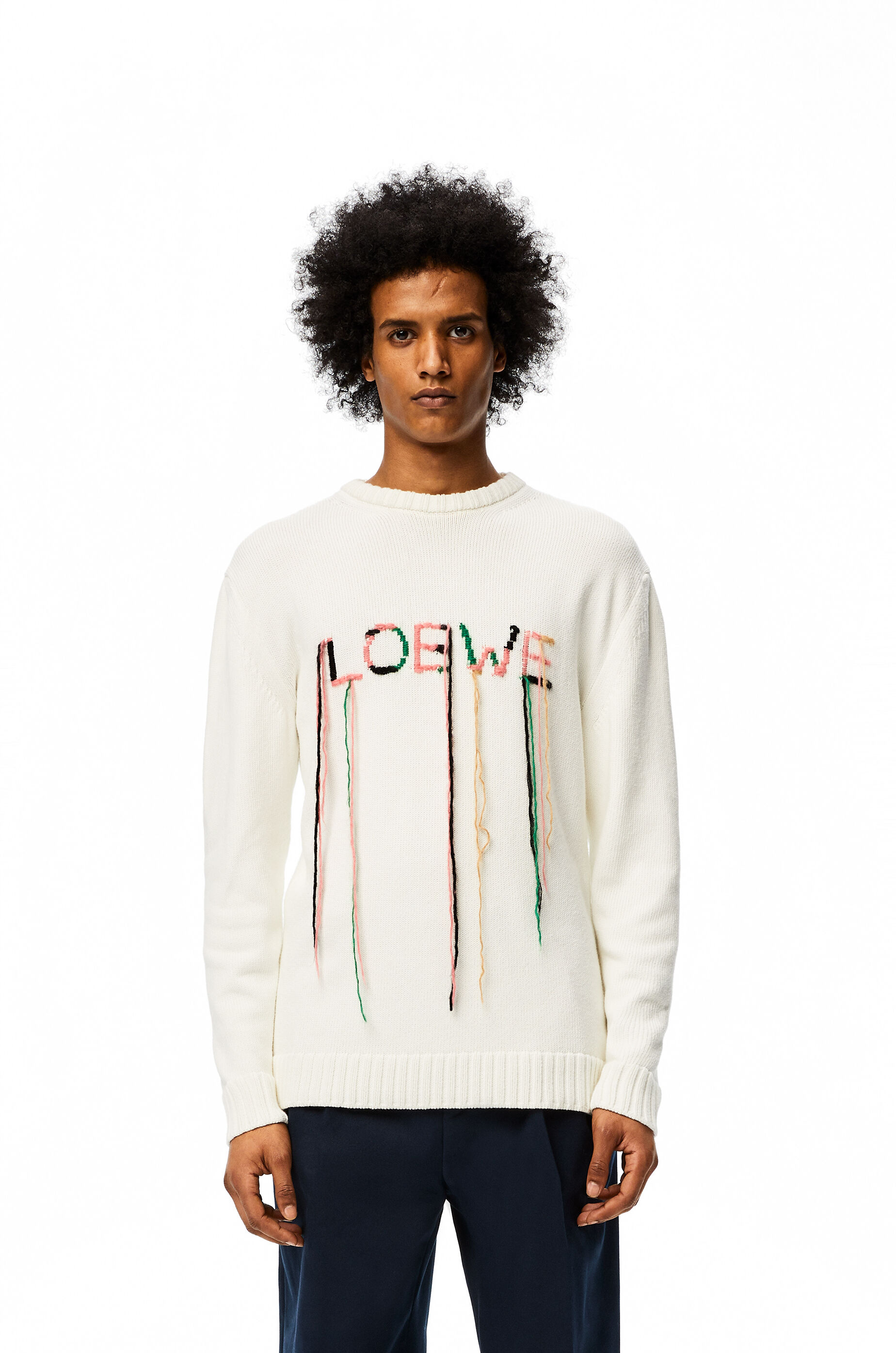 loewe stitch sweater