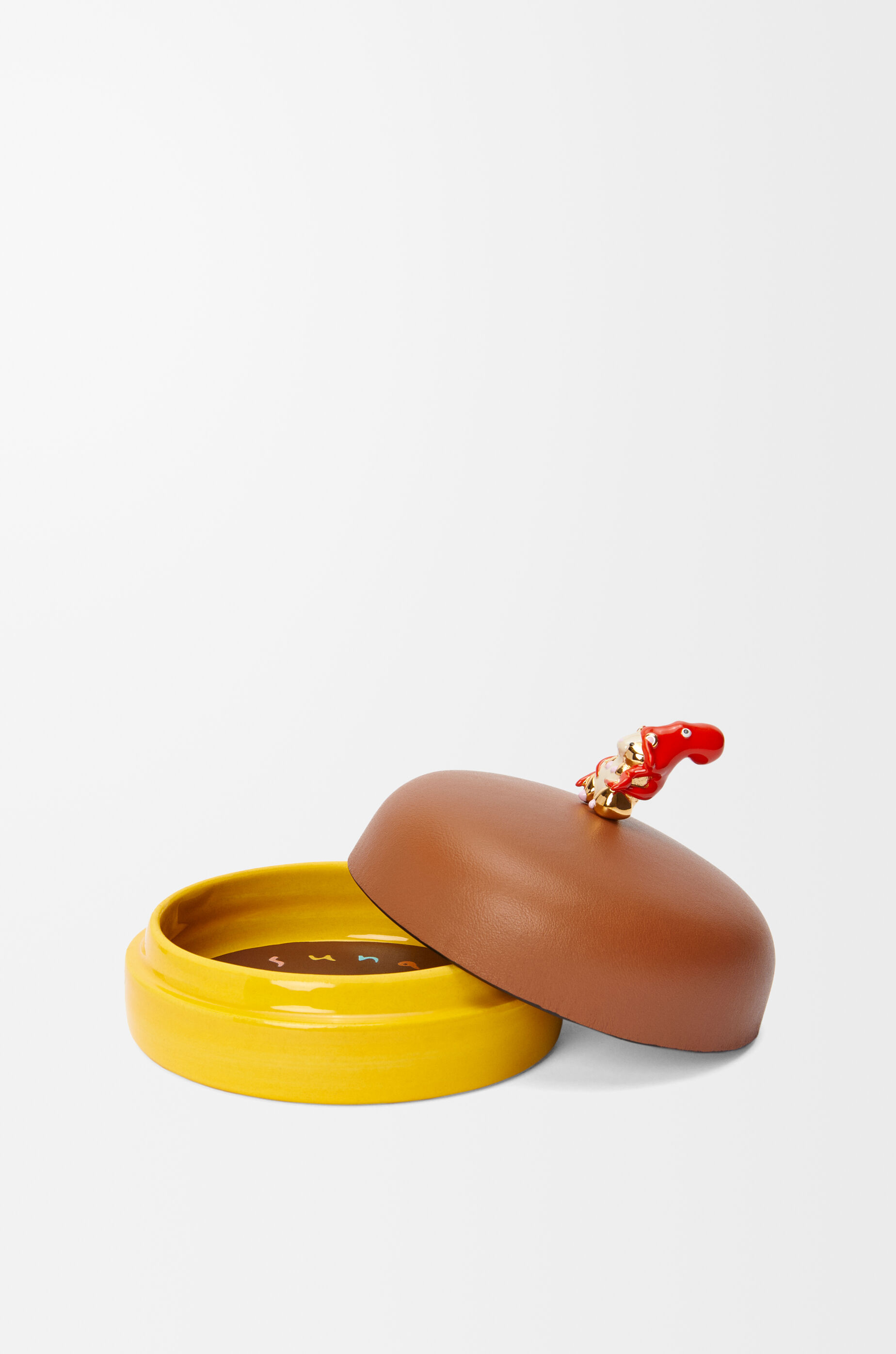 ハムスター ボックス（カーフ&セラミック） ブラウン - LOEWE