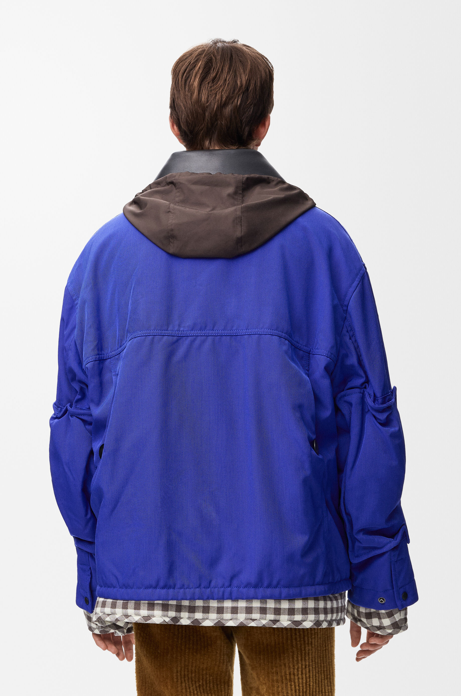 Jacket in technical shell Blue - LOEWE International official website