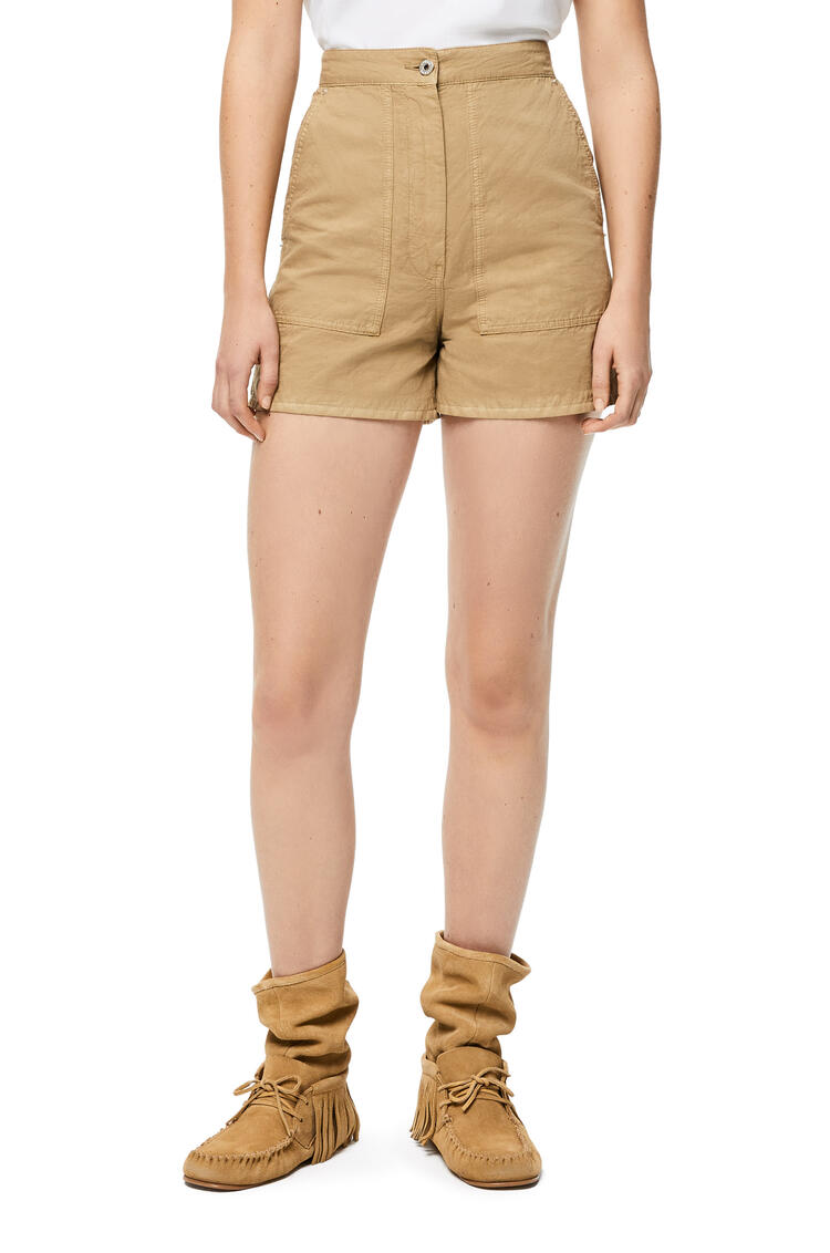 LOEWE Shorts in linen and cotton Sand pdp_rd