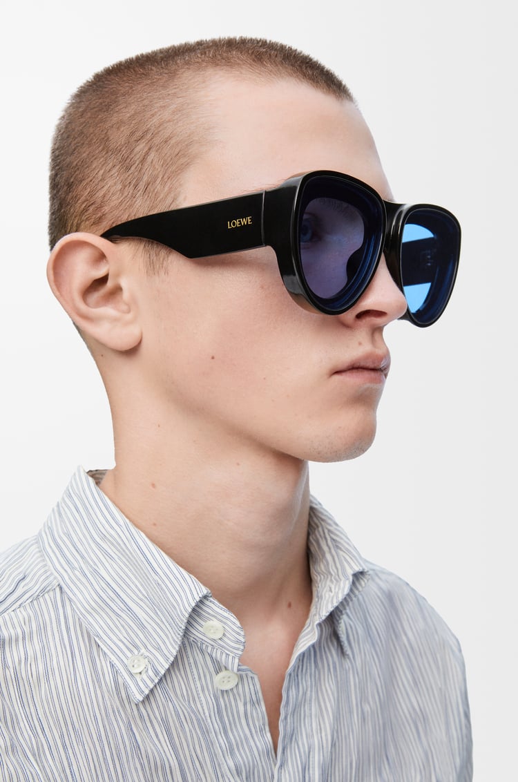 LOEWE Front lenses aviatior sunglasses Black