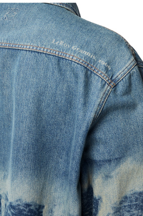 LOEWE Surf print overshirt in denim Jeans Blue plp_rd