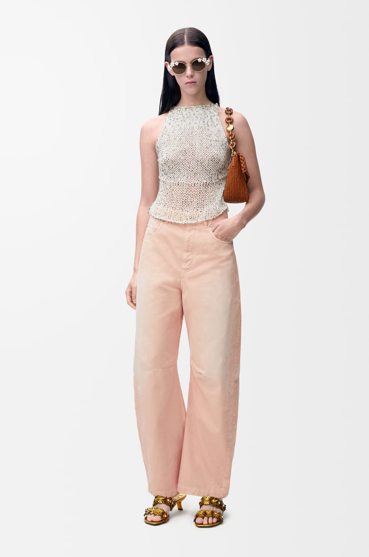 LOEWE バレル トラウザーズ（コットン） ライトピンク
