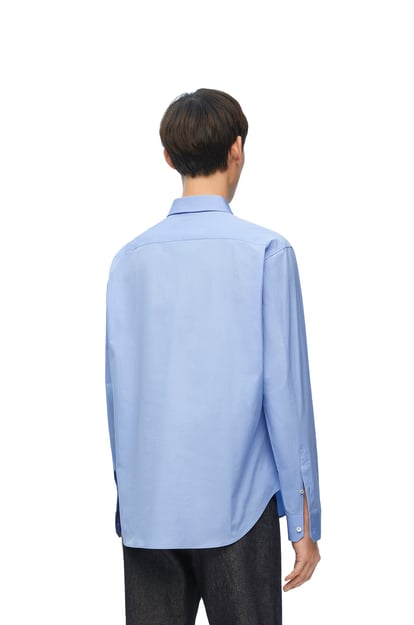LOEWE Camisa en algodón Azul Claro plp_rd