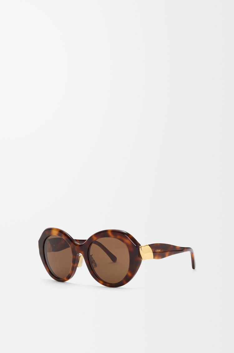 LOEWE Gafas de sol Coil Butterfly Marrón Habano
